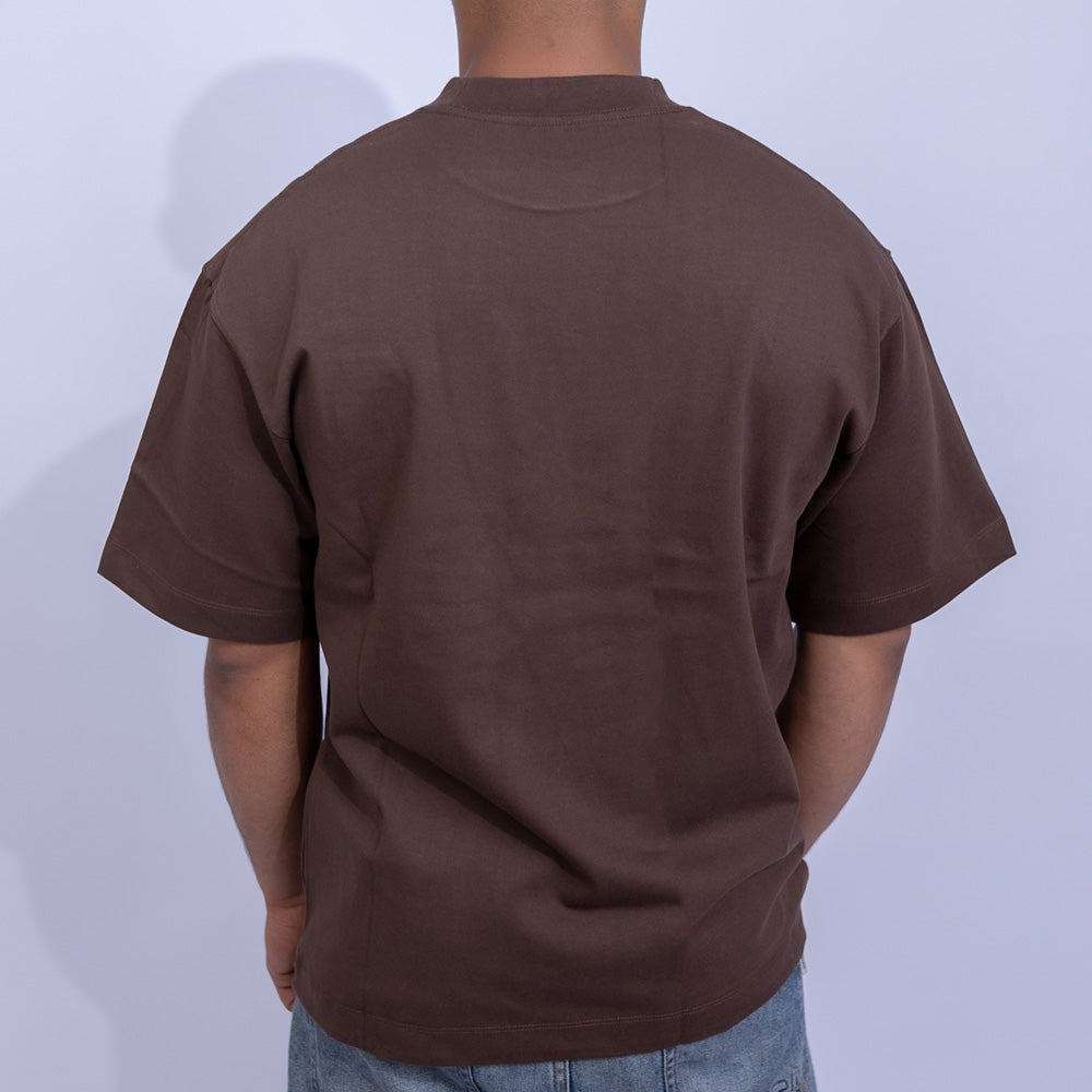 Oversized Cotton Embroidered T-Shirt for Men | Giovane Clothing
