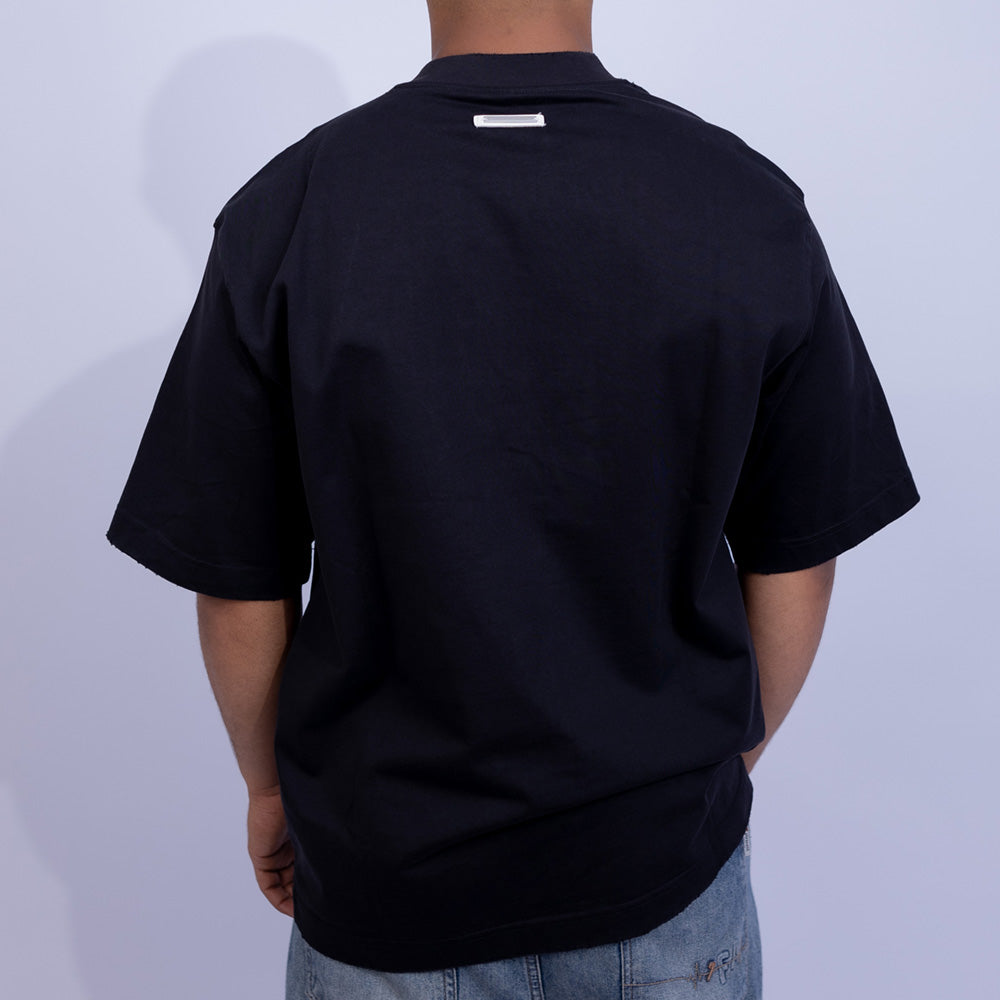 Oversized Cotton Graphic Print T-Shirt for Men | Giovane Clothing