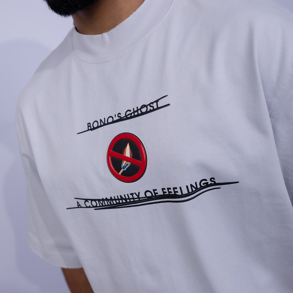 Oversized Cotton Graphic Print T-Shirt for Men | Giovane Clothing