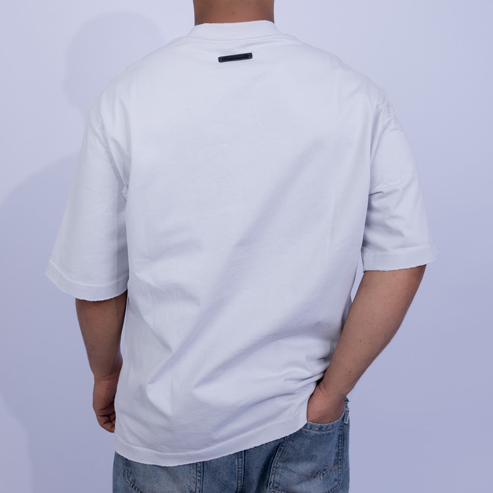 Oversized Cotton Graphic Print T-Shirt for Men | Giovane Clothing
