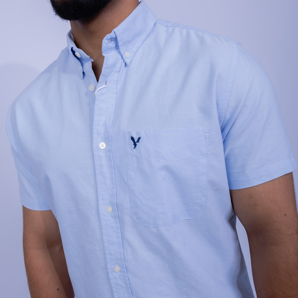 قميص قطن كم قصير ريلاكسد فيت للرجال | Giovane Clothing