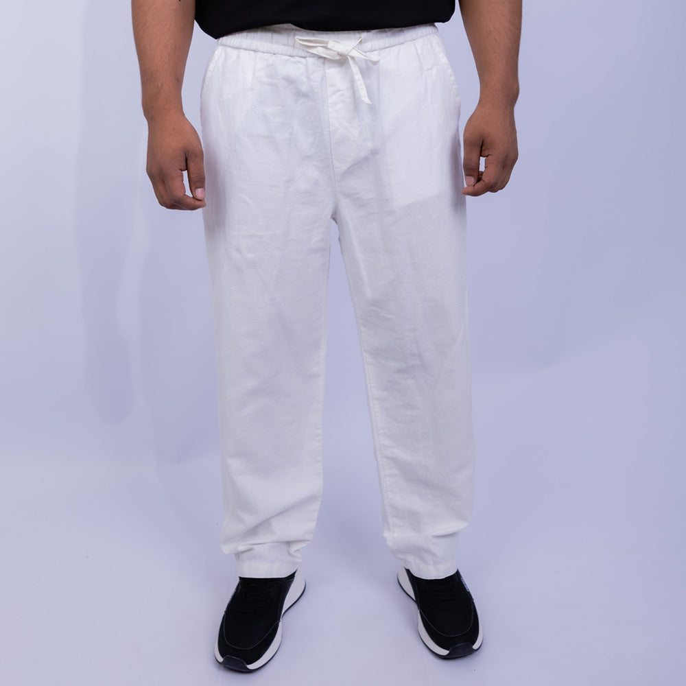 بنطلون كتان ريلاكسد فيت للرجال | Giovane Clothing