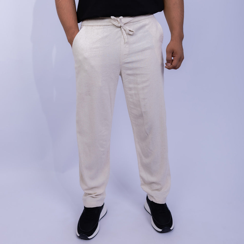 بنطلون كتان ريلاكسد فيت للرجال | Giovane Clothing