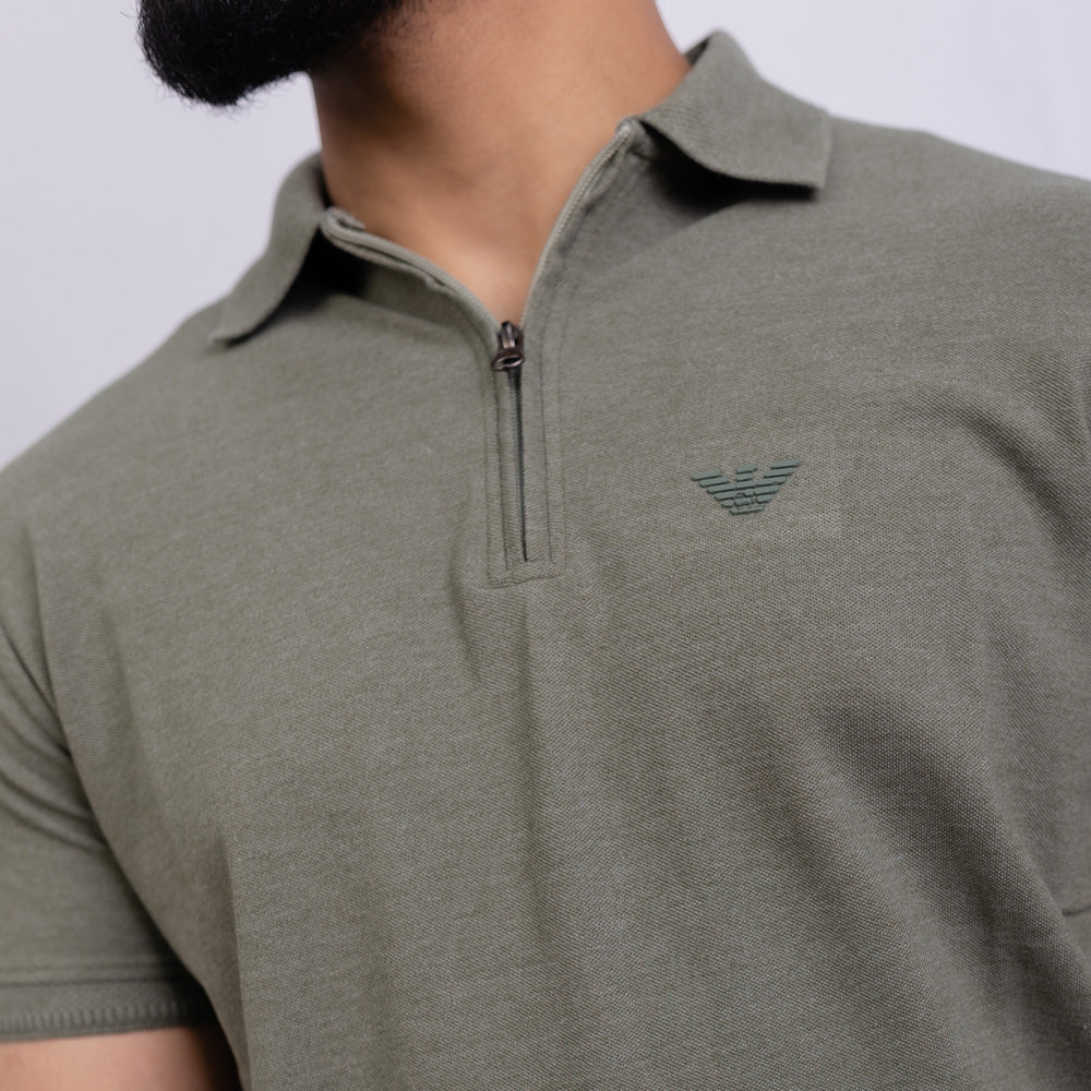Slim Fit Men's Cotton Polo T-Shirt