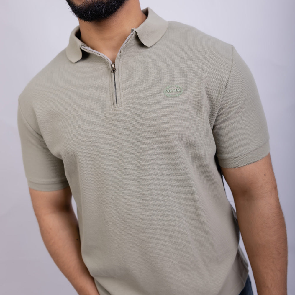 Slim Fit Men's Cotton Polo T-Shirt