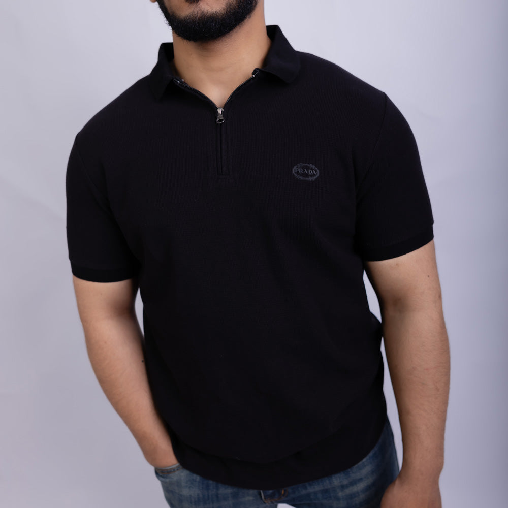 Slim Fit Men's Cotton Polo T-Shirt