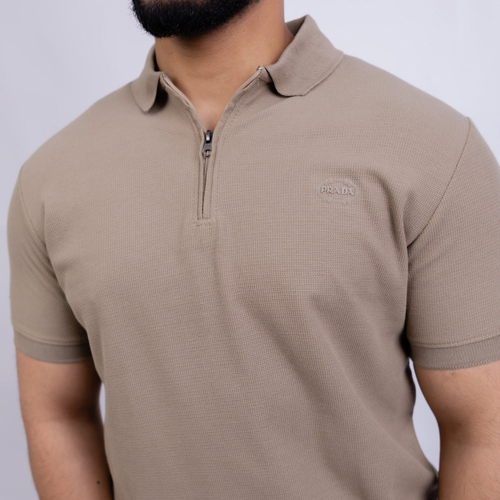 Slim Fit Men's Cotton Polo T-Shirt