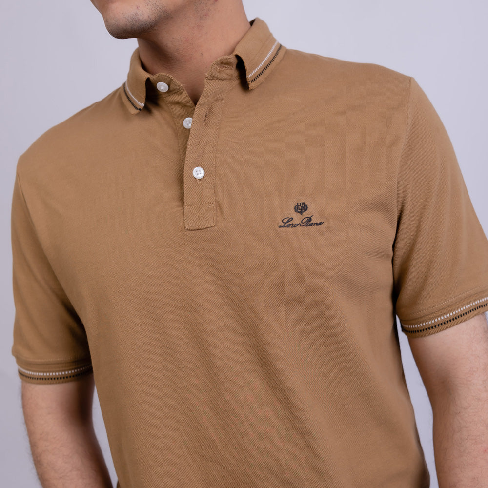 Regular Fit Men's Cotton Polo T-Shirt