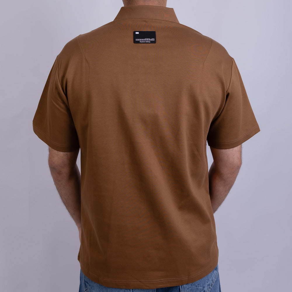 Relaxed Fit Men's Cotton Polo T-Shirt