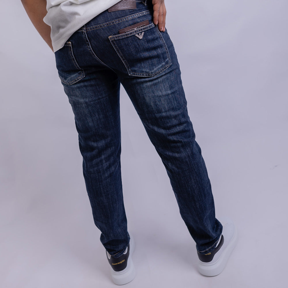 Regular Slim Fit Denim Jeans - EA