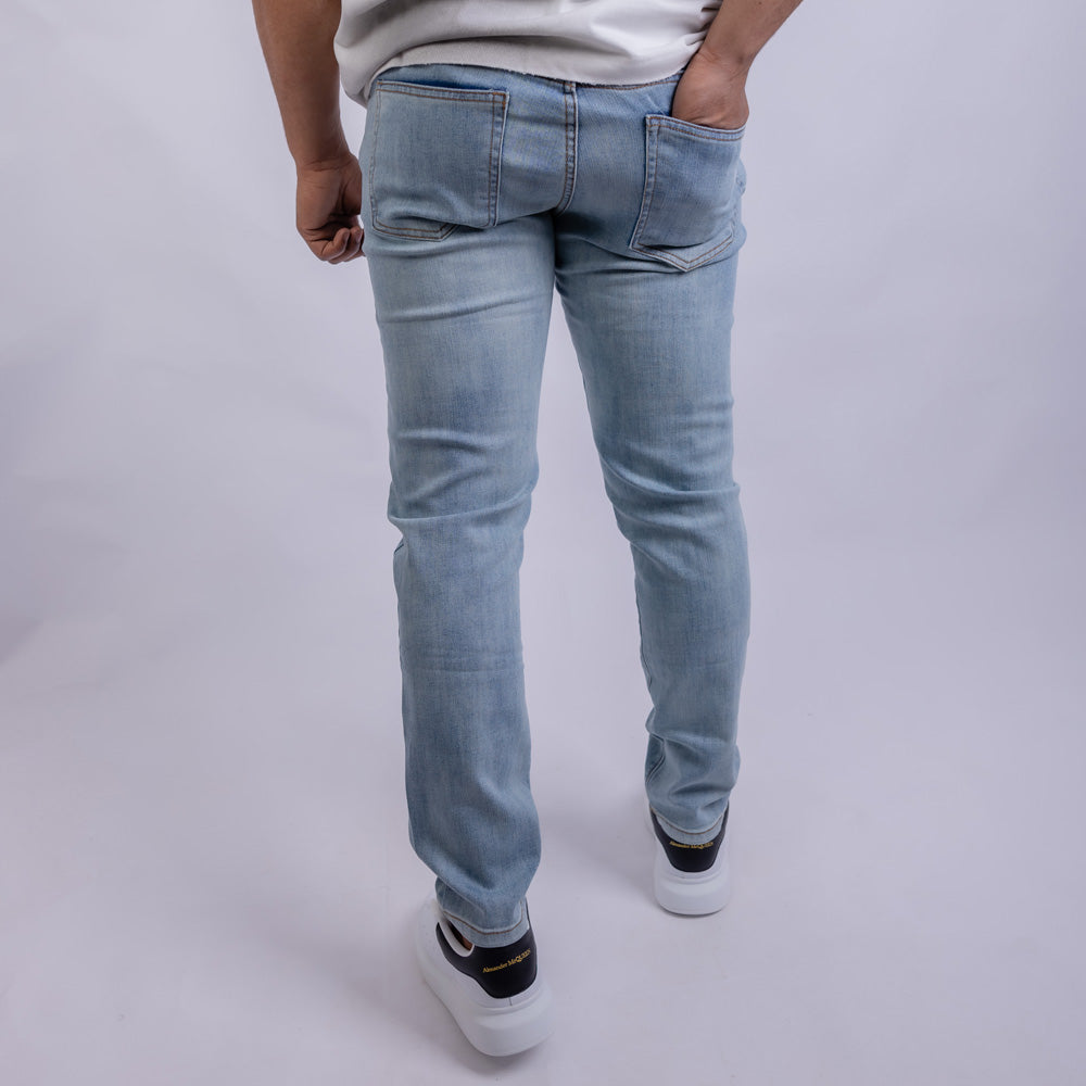 Regular Slim Fit Denim Jeans - LV