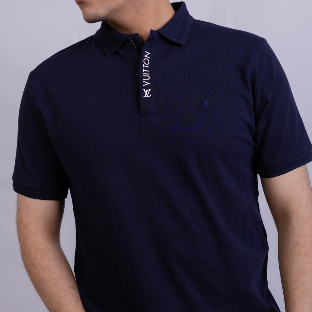 Slim Fit Men's Cotton Polo T-Shirt