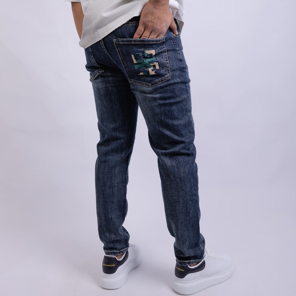 Regular Slim Fit Denim Jeans - CUCCIA