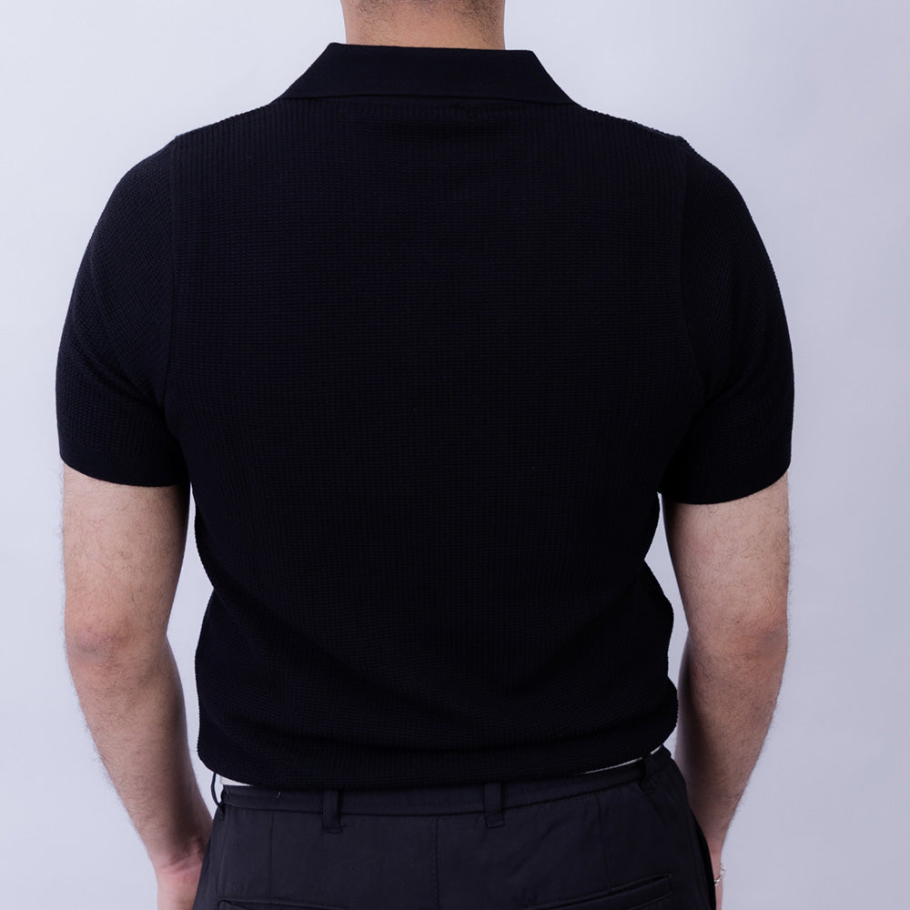 Polo T-Shirt Relaxed Fit Knit