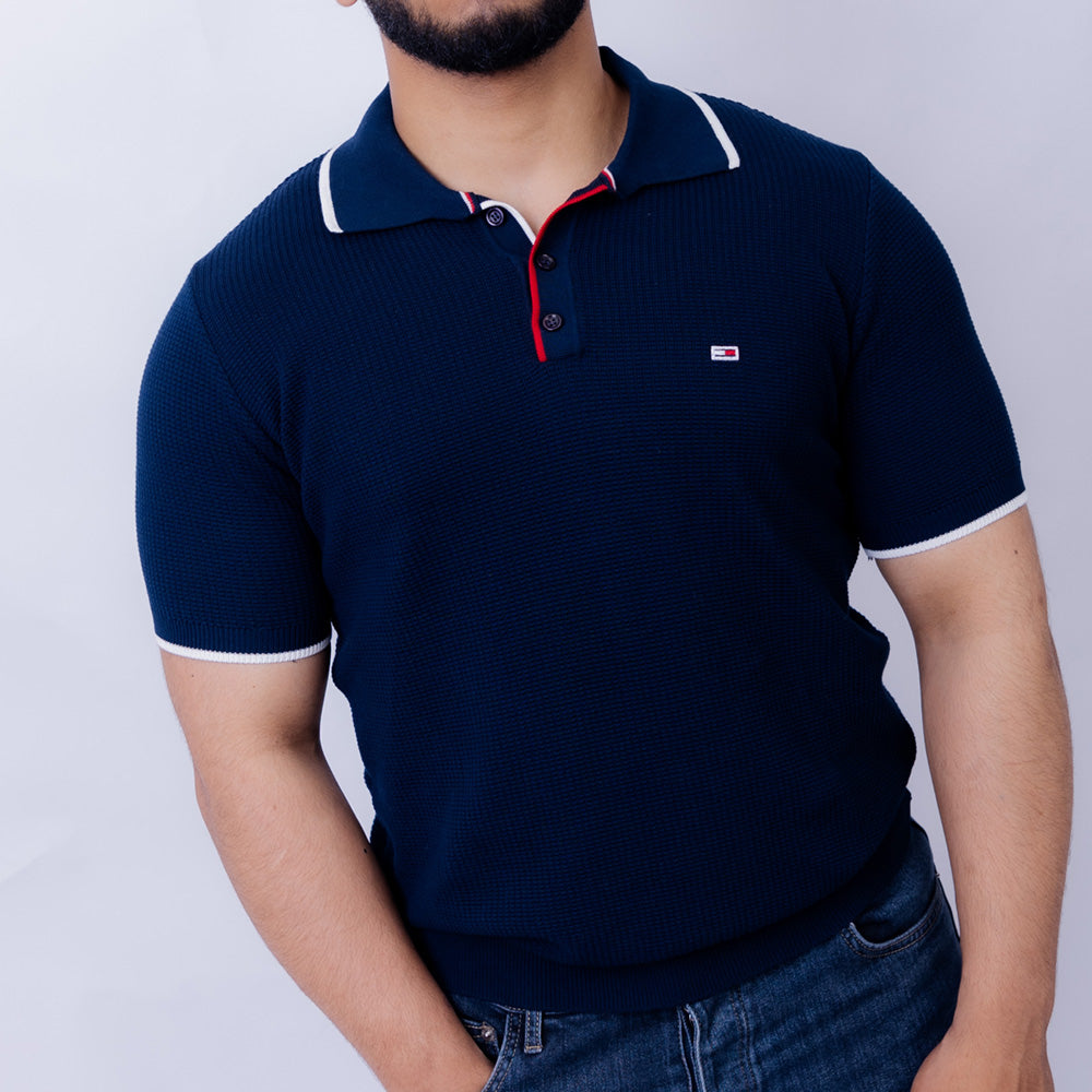 Polo T-Shirt Slim Fit Knit