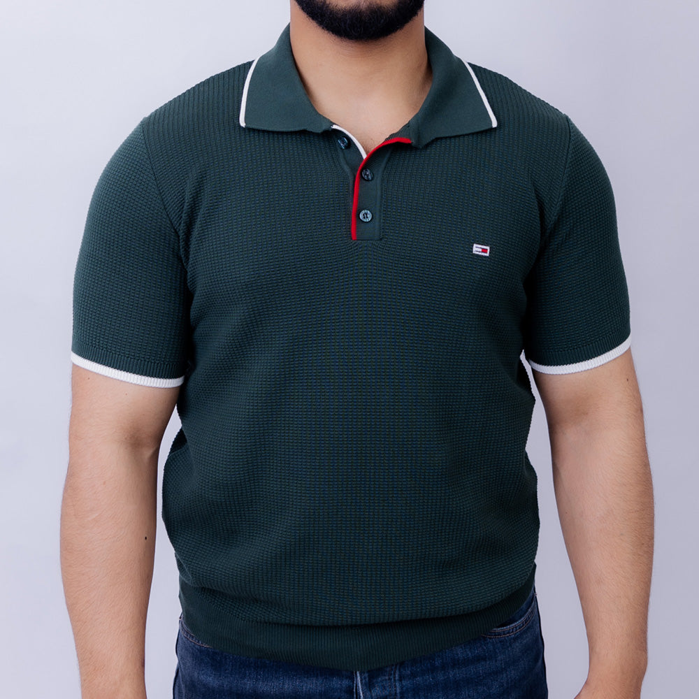 Polo T-Shirt Slim Fit Knit