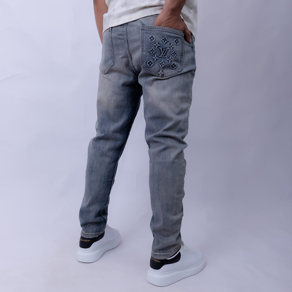 Regular Slim Fit Denim Jeans - RRMIX