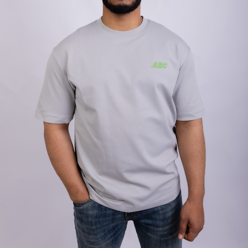 Relaxed Fit Men's Cotton Front & Back Graphic Print Round Neck T-Shirt