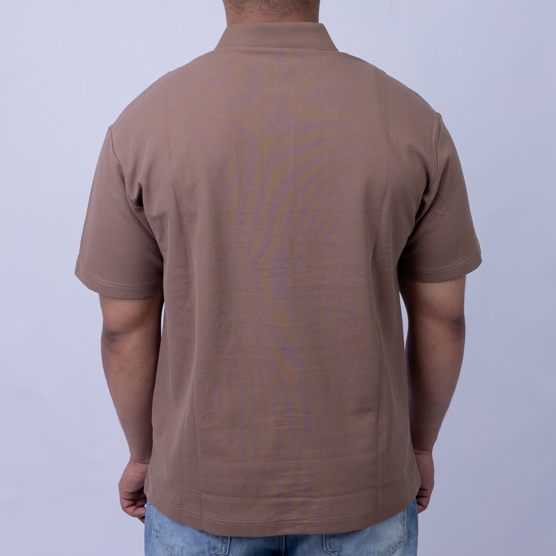 Relaxed Fit Men's Cotton Polo T-Shirt