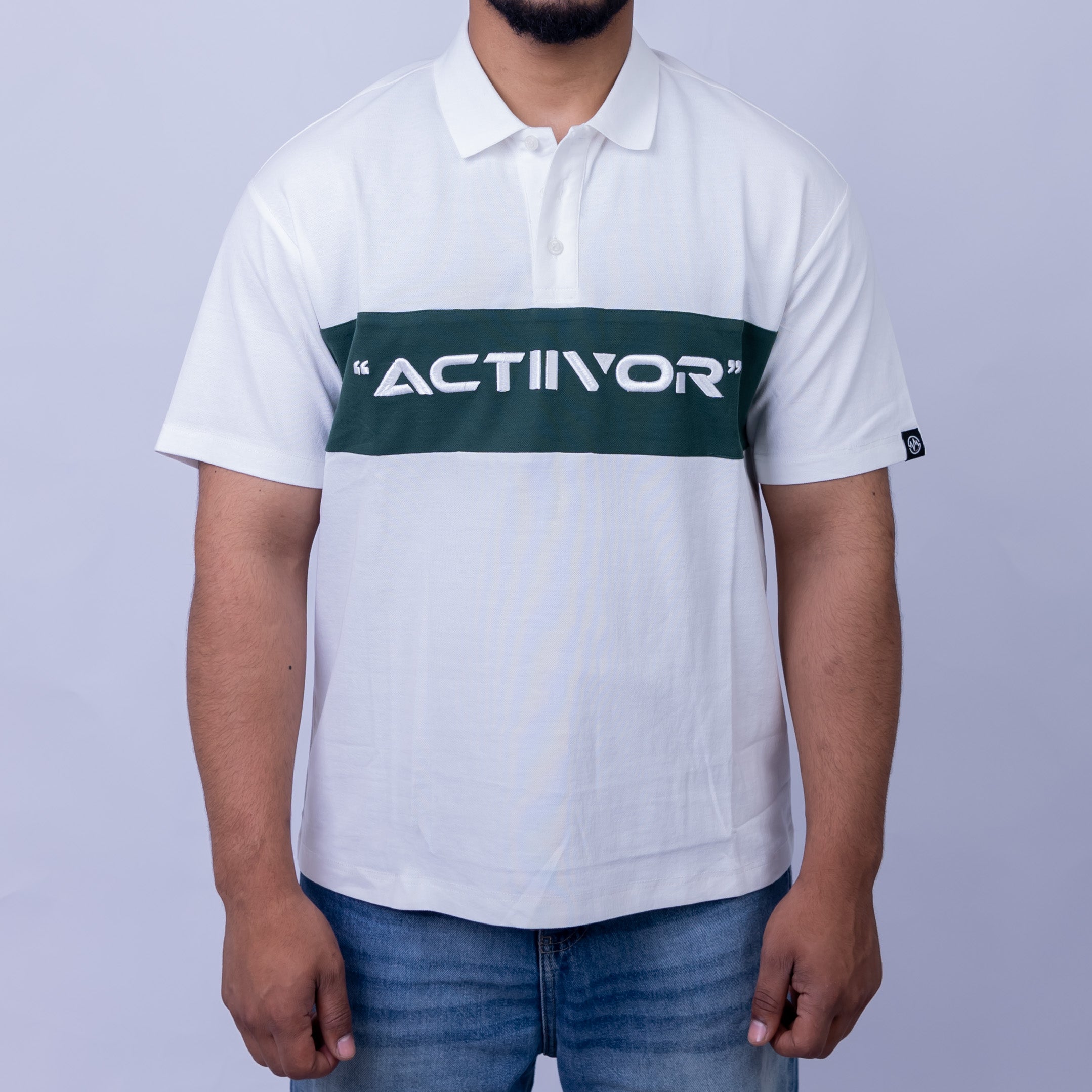 Relaxed Fit Men's Cotton Polo T-Shirt