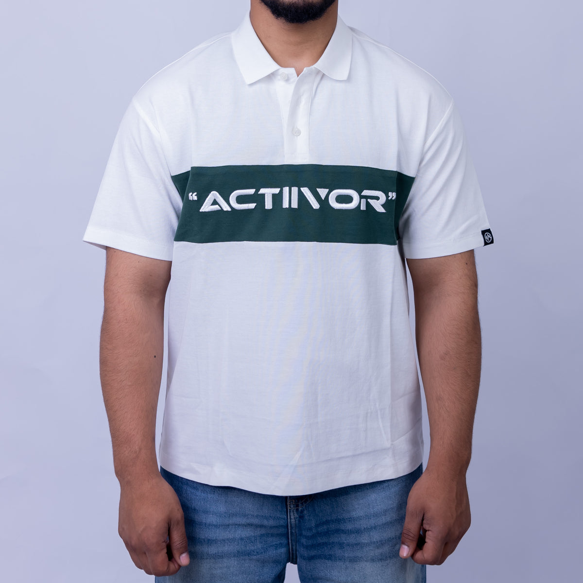شيرت بولو Actiivor من القطن للرجال بقصة مريحة