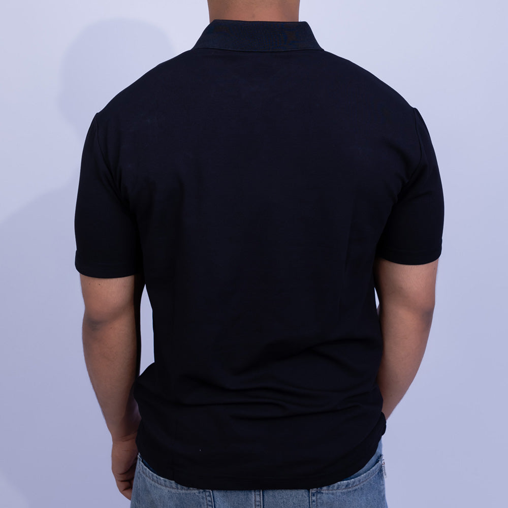 Relaxed Fit Cotton Polo Shirt For Men