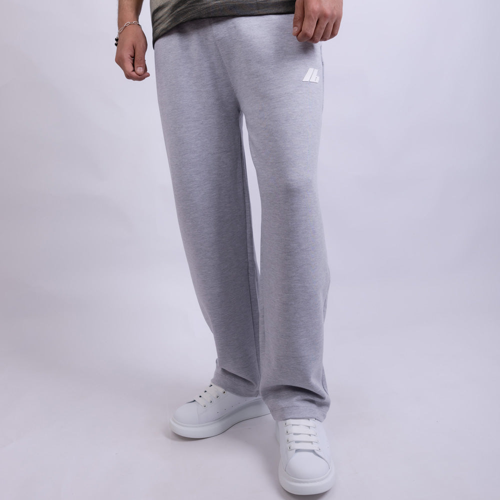Wide Leg Relaxed Fleece Sweatpants - BLACKEYE