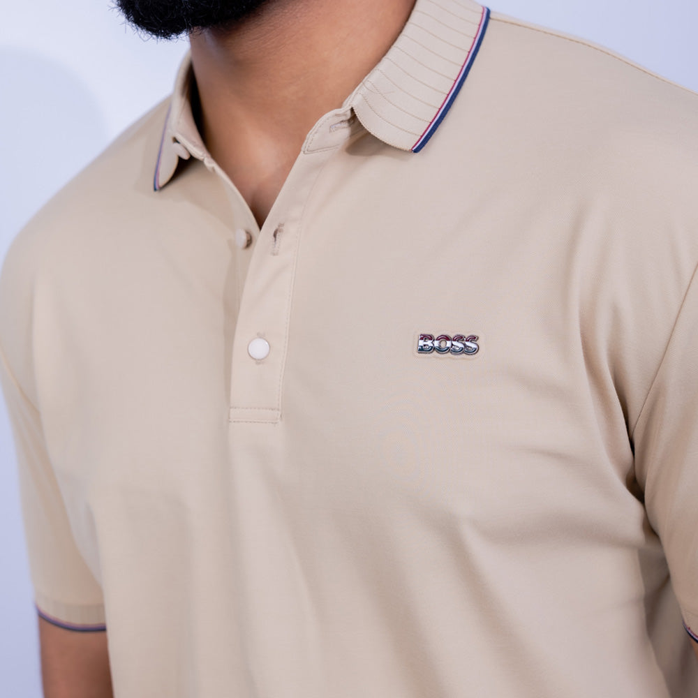 Boss Cotton Pique Polo Shirt 