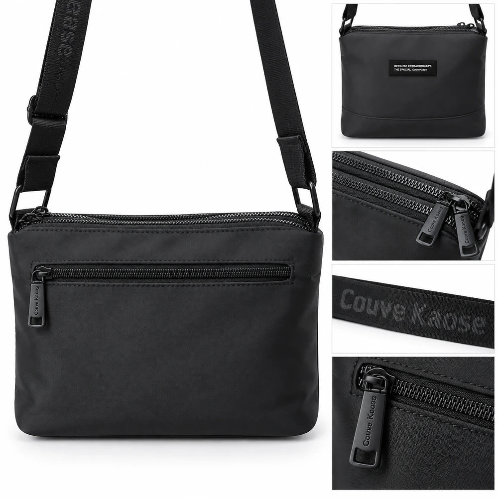 Casual Multi-Compartment Shoulder Bag