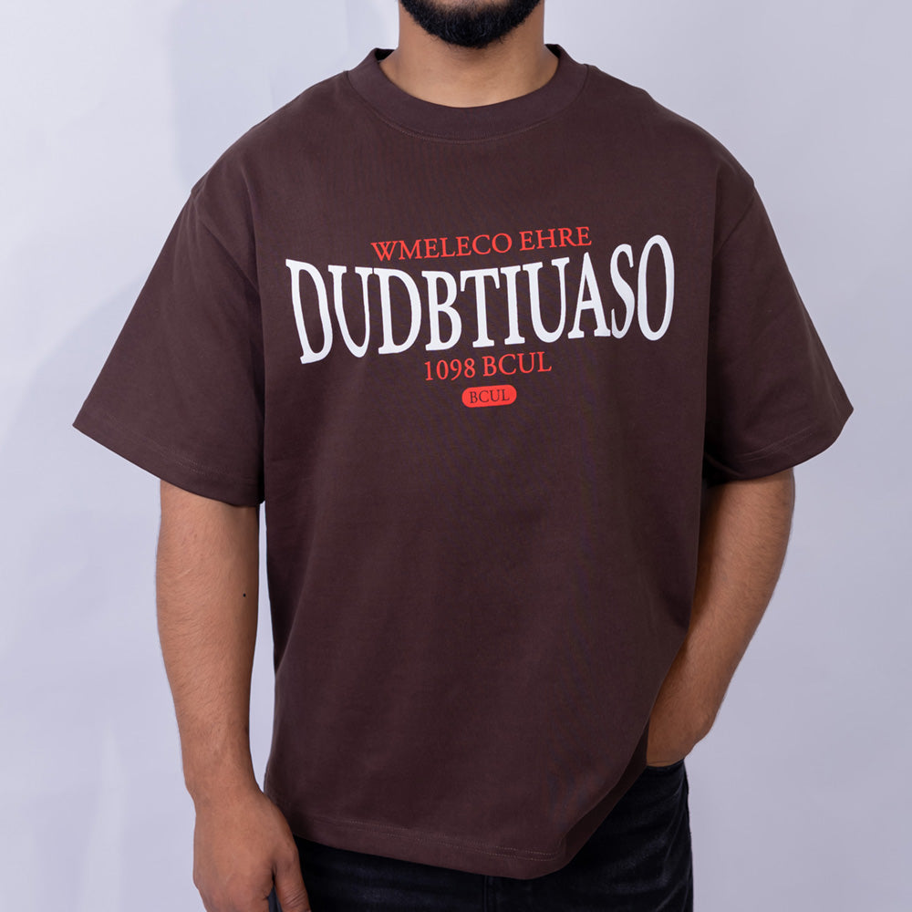 Oversized Graphic Cotton T-Shirt for Men