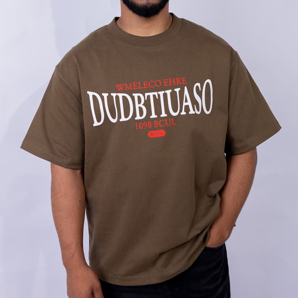 Oversized Graphic Cotton T-Shirt for Men