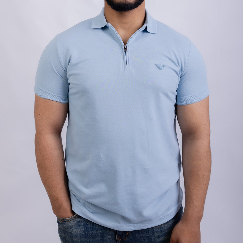 Slim Fit Men's Cotton Polo T-Shirt