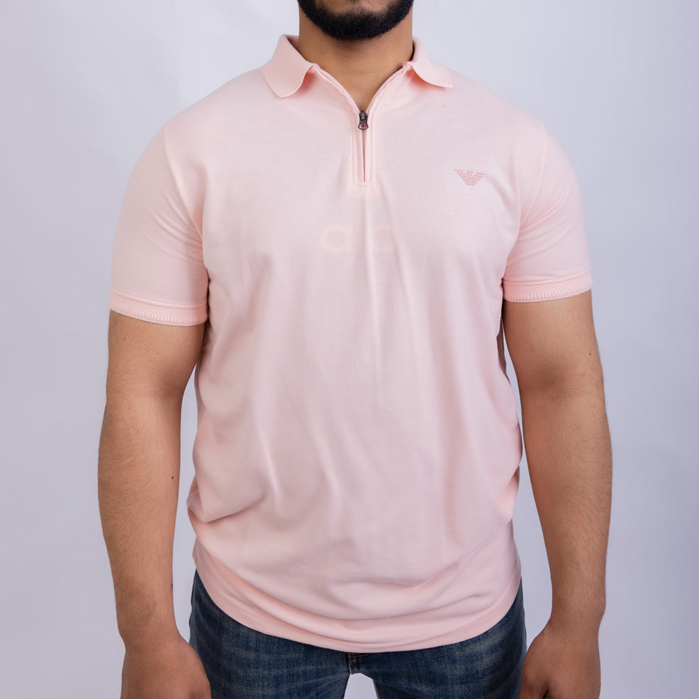 Slim Fit Men's Cotton Polo T-Shirt