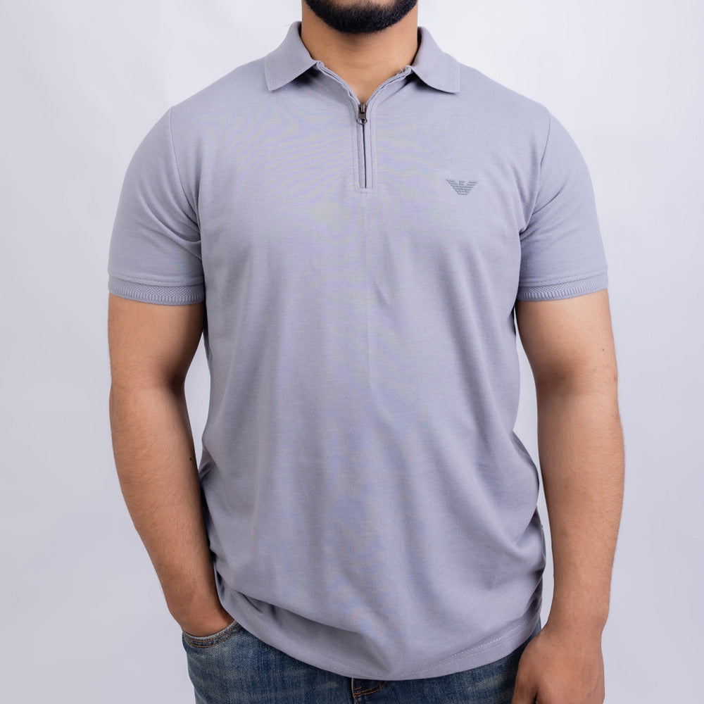 Slim Fit Men's Cotton Polo T-Shirt