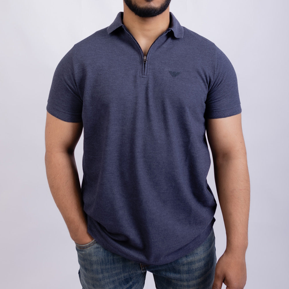 Slim Fit Men's Cotton Polo T-Shirt