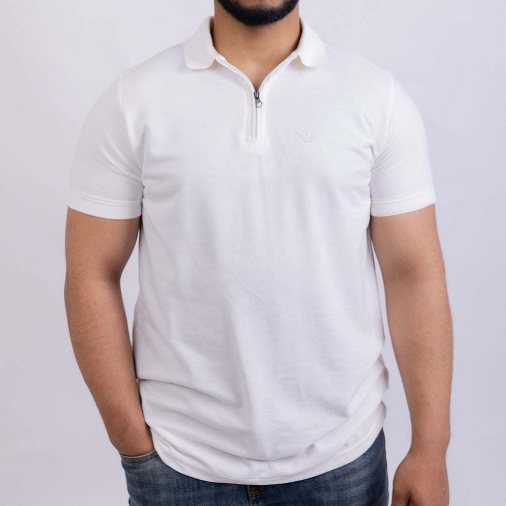 Slim Fit Men's Cotton Polo T-Shirt