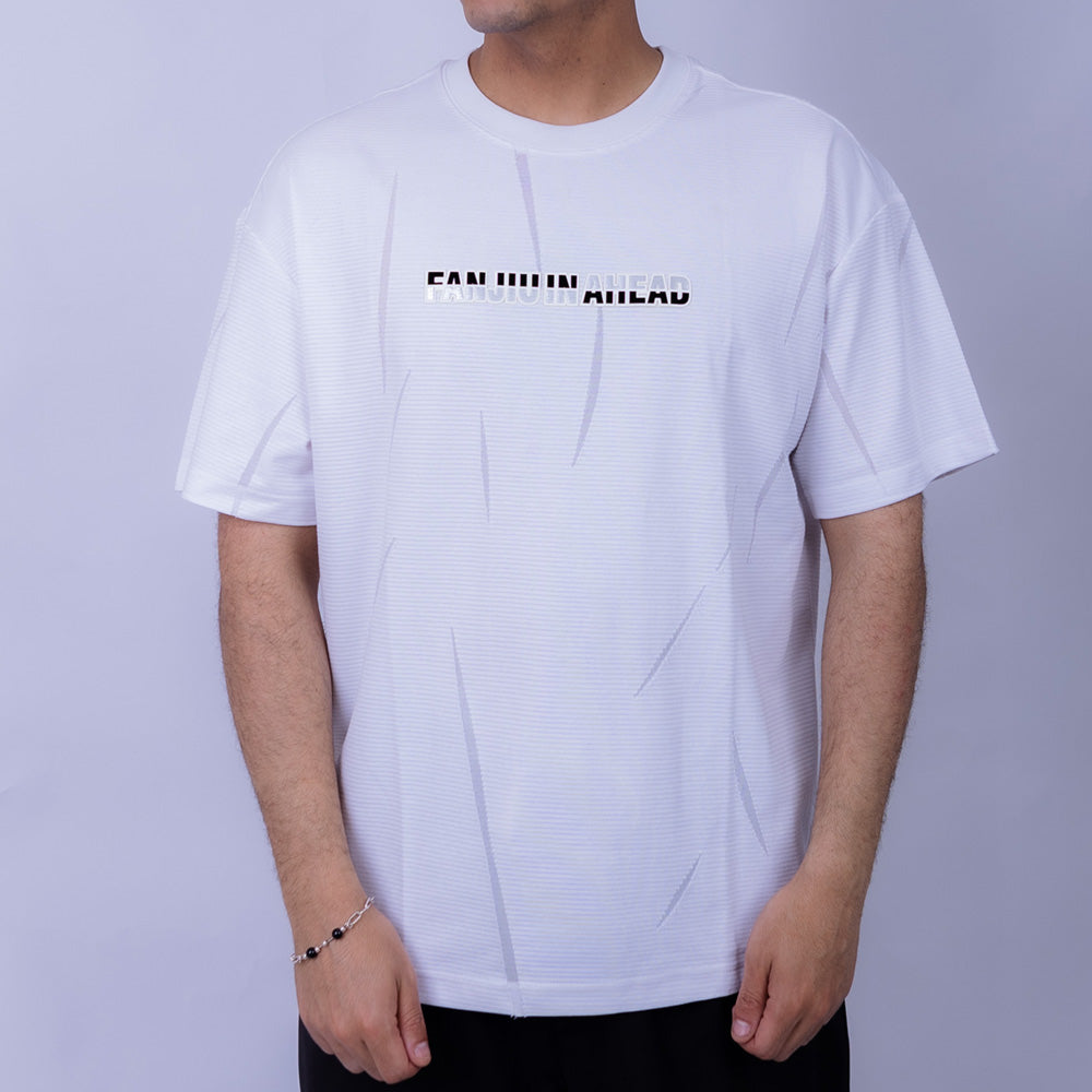 Relaxed Fit Men's Cotton Graphic Round Neck T-Shirt