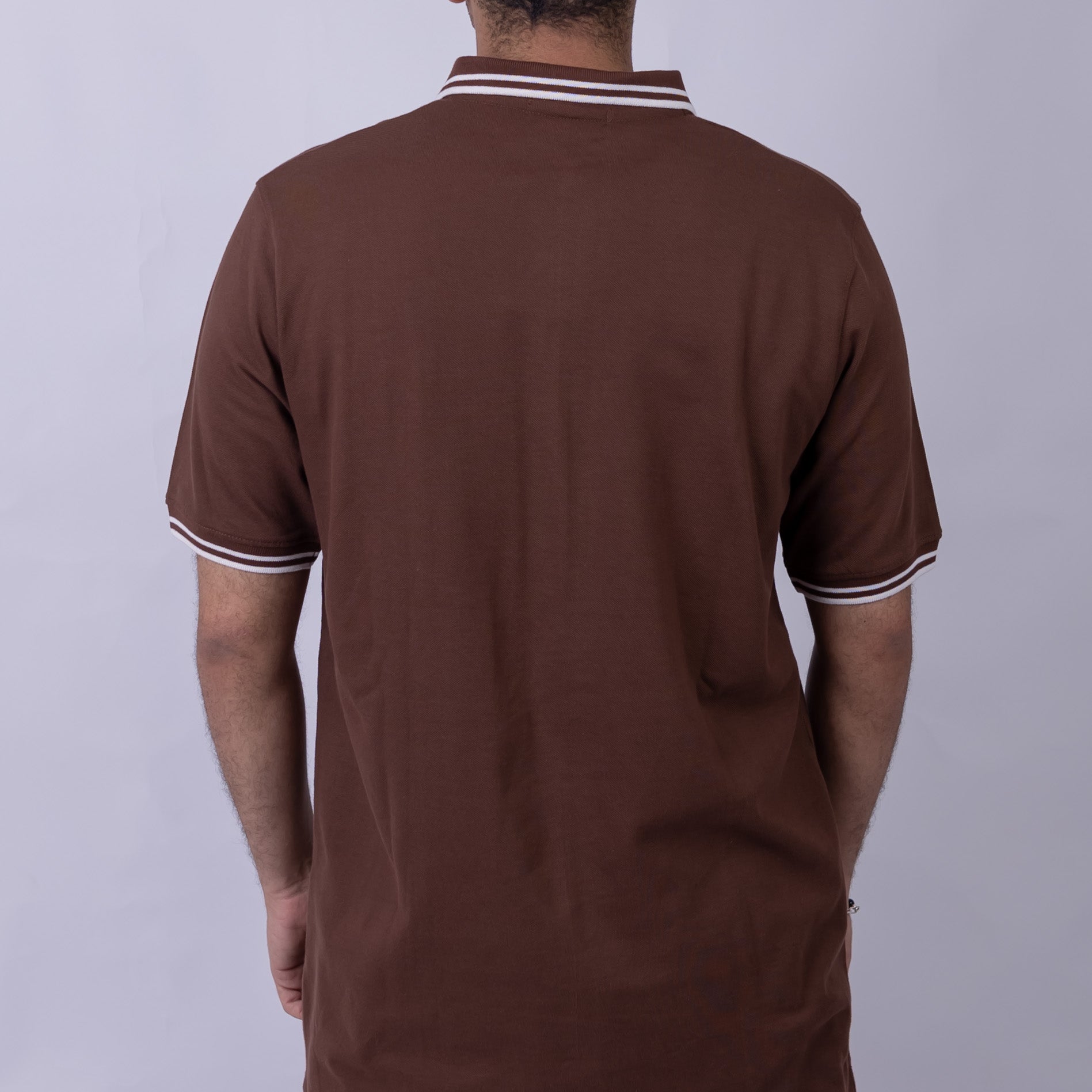 Slim Fit Half-Zip Cotton Men's Polo T-Shirt