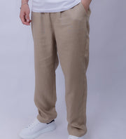Giovane Wide Leg Men's Linen Trousers