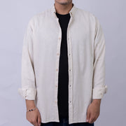 Oversized Linen Long Sleeve Shirt for Men