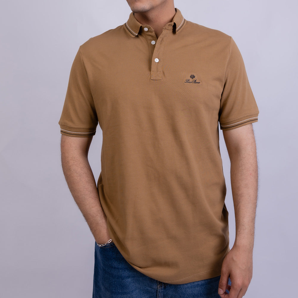 Regular Fit Men's Cotton Polo T-Shirt