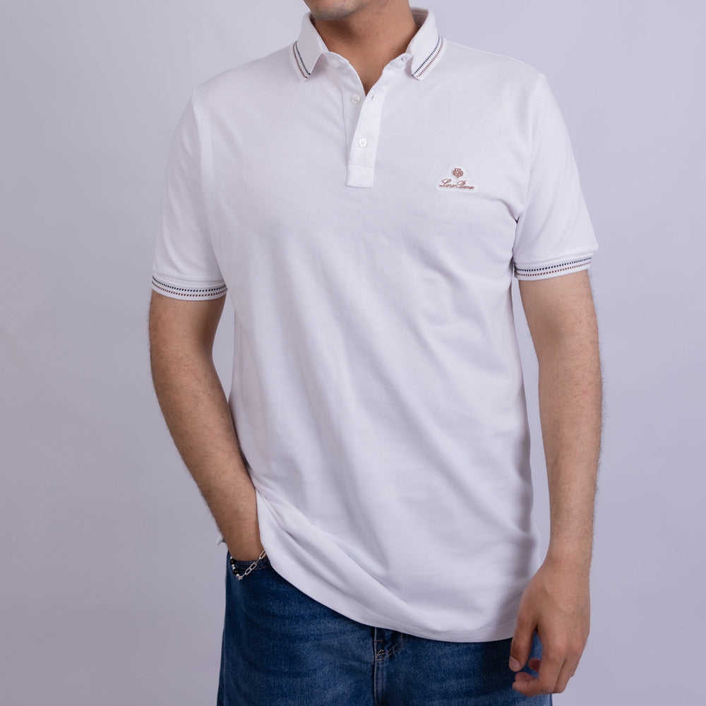Regular Fit Men's Cotton Polo T-Shirt