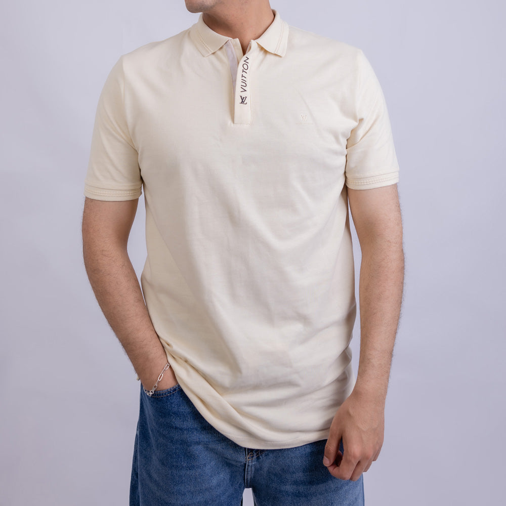 Slim Fit Men's Cotton Polo T-Shirt
