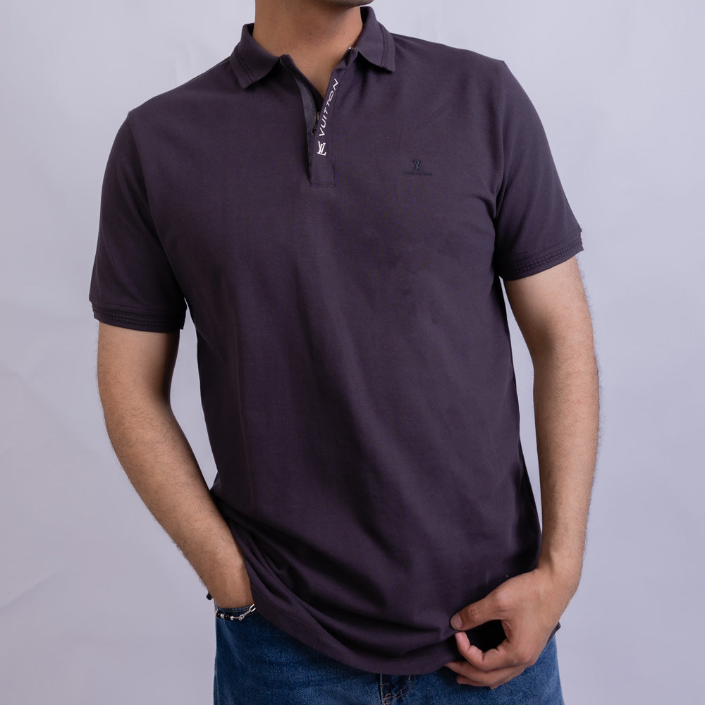 Slim Fit Men's Cotton Polo T-Shirt