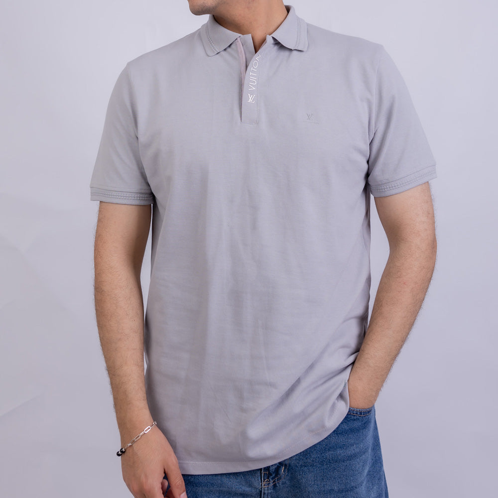 Slim Fit Men's Cotton Polo T-Shirt