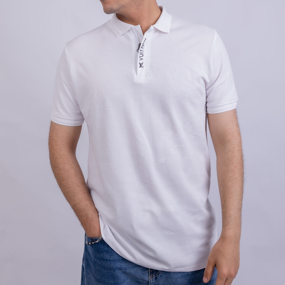 Slim Fit Men's Cotton Polo T-Shirt