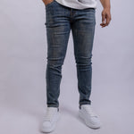Slim Fit Vintage Wash Denim Jeans - BOSS
