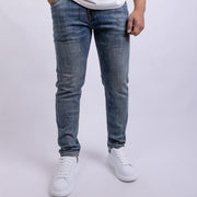Slim Fit Vintage Wash Denim Jeans - GC