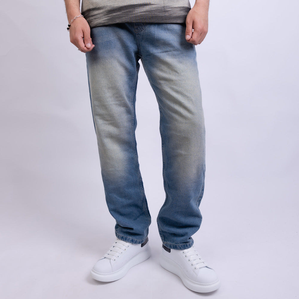 Wide Leg Comfort Denim Jeans - J