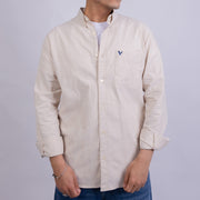 Regular Fit Oxford Long Sleeve Shirt for Men